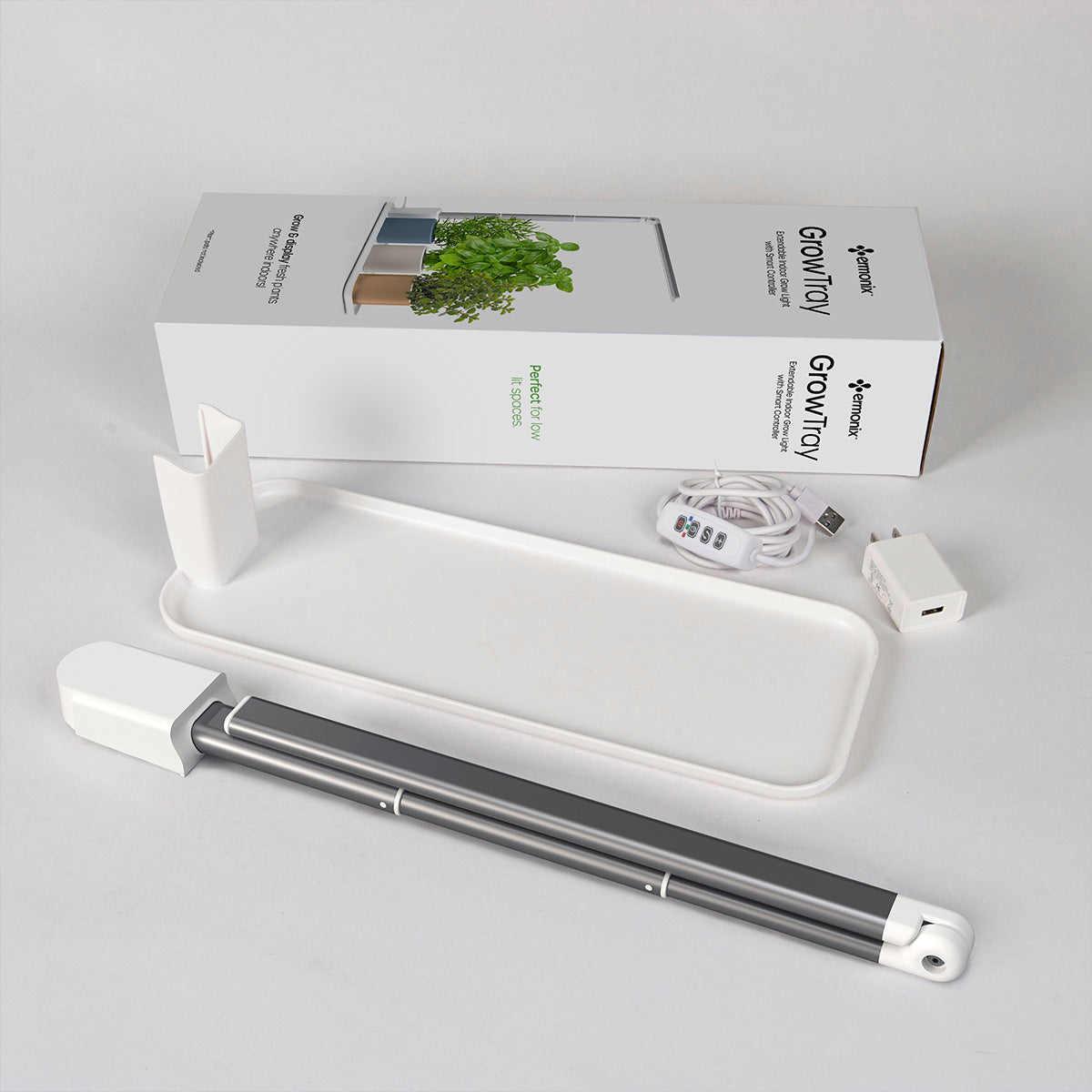 Grow tray box contents.