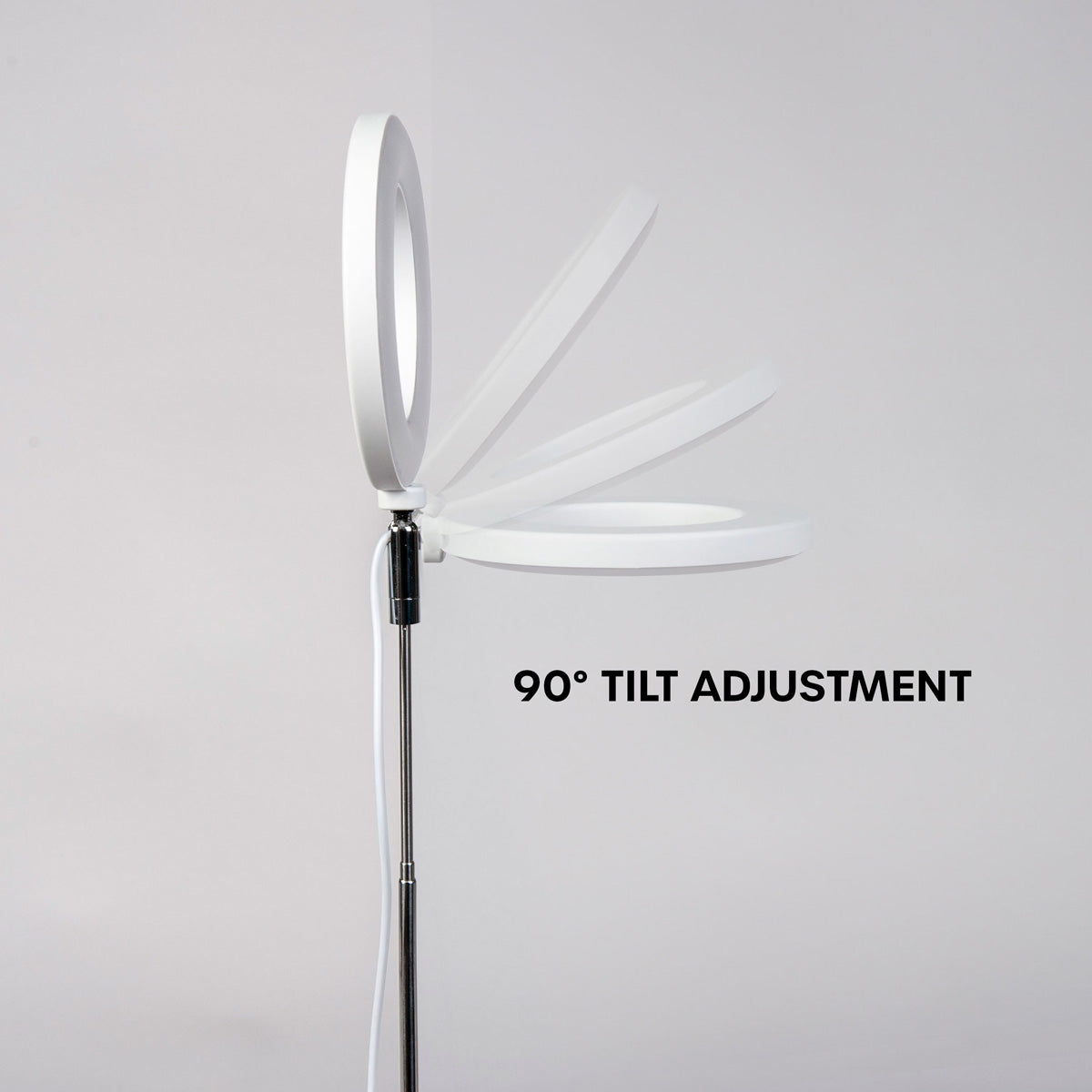 Halo 90° tilt adjustment.