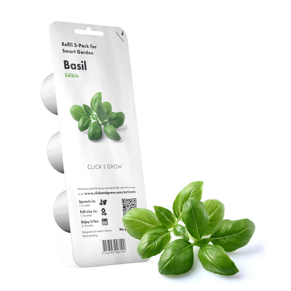 Basil Click and grow plant pods 3-pack