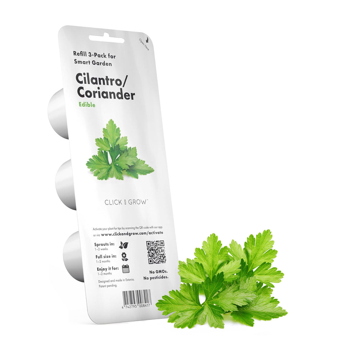 Coriander Click and grow plant pods 3-pack