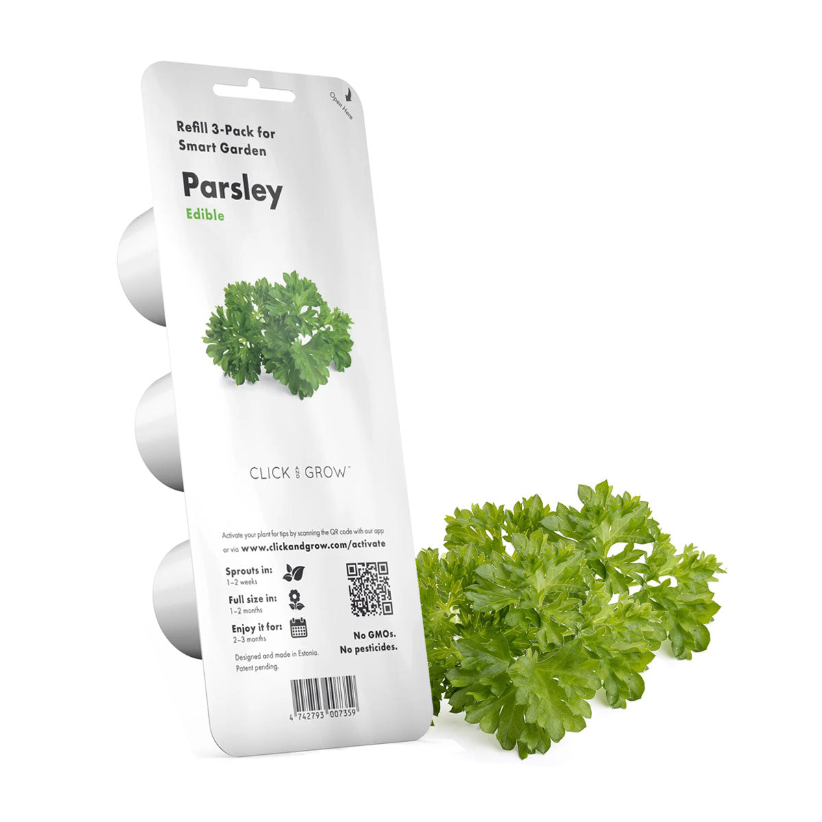 Curly Parsley Click and grow plant pods 3-pack