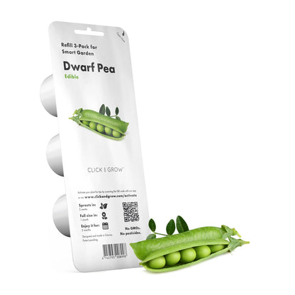 Dwarf Pea Click and grow plant pods 3-pack