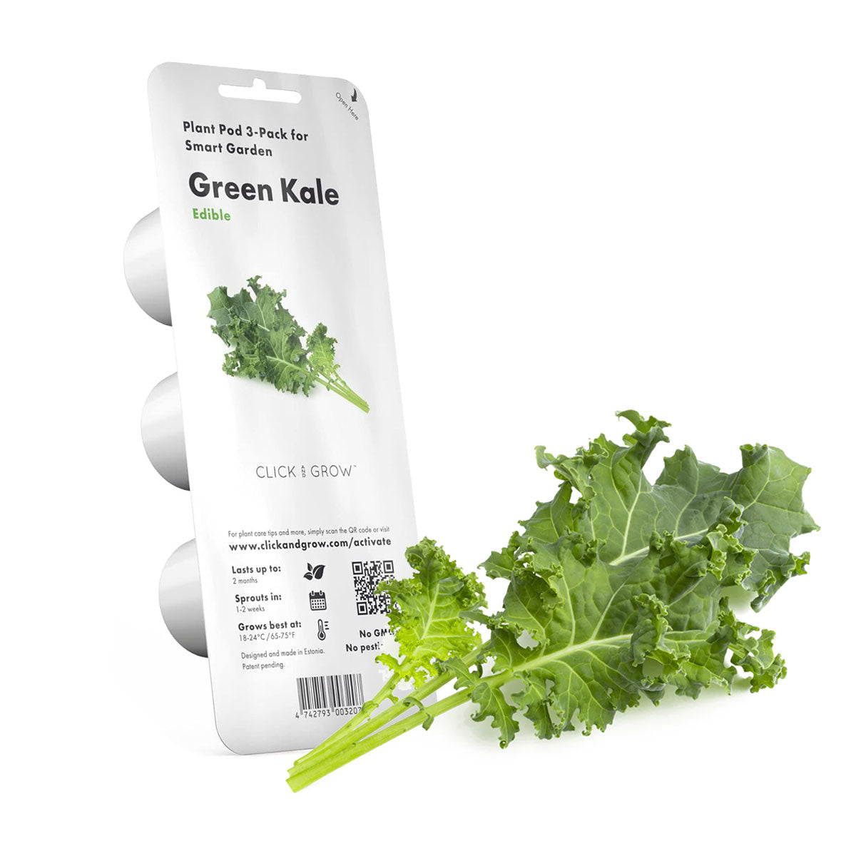 Green kale Click and grow plant pods 3-pack