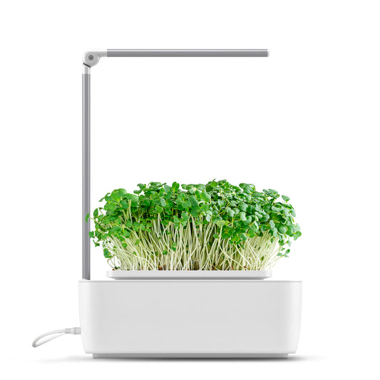 HydroGarden Classic smart garden by Ermonix growing microgreens