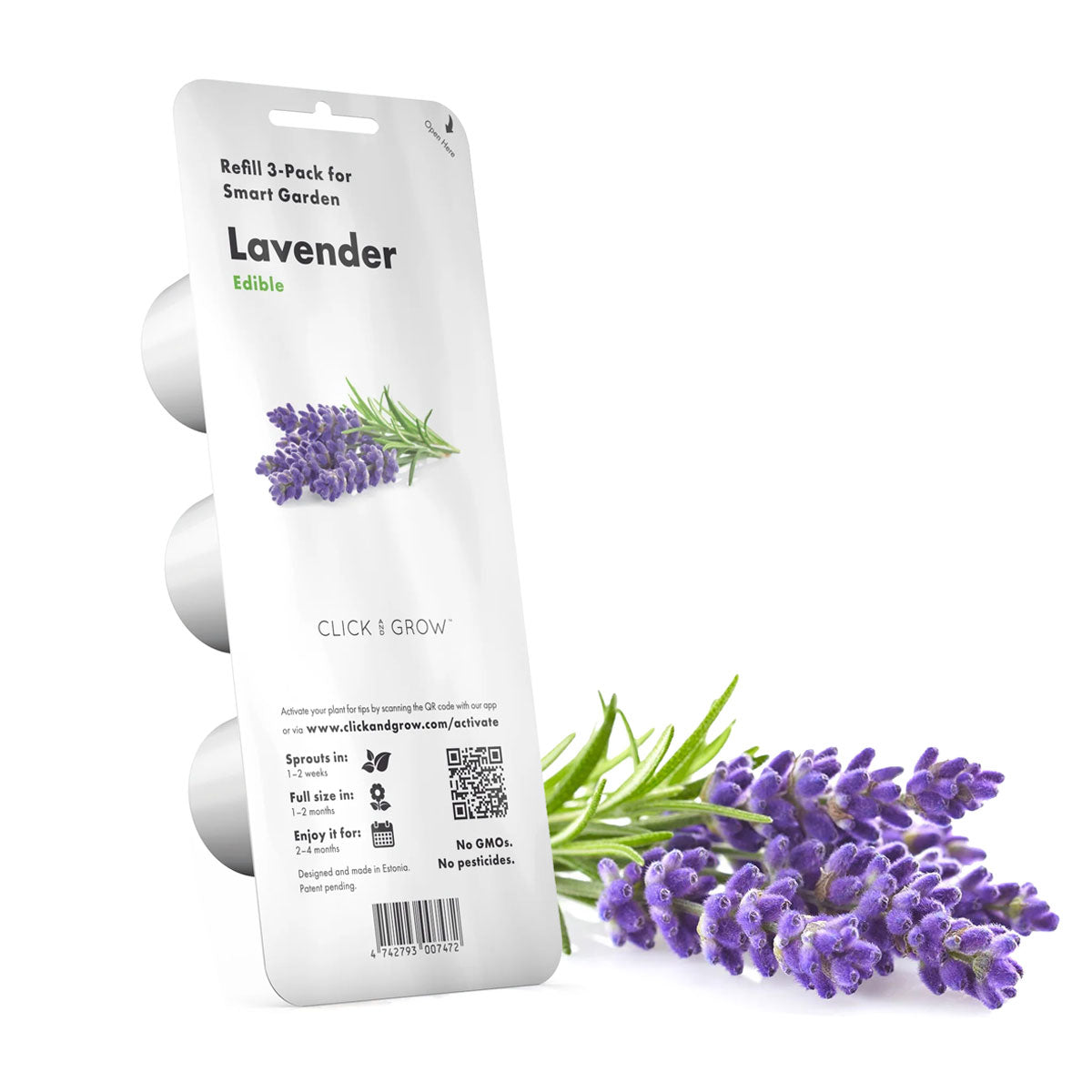 Lavender Click and grow plant pods 3-pack