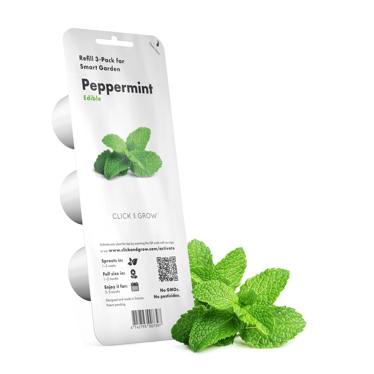 Peppermint Click and grow plant pods 3-pack