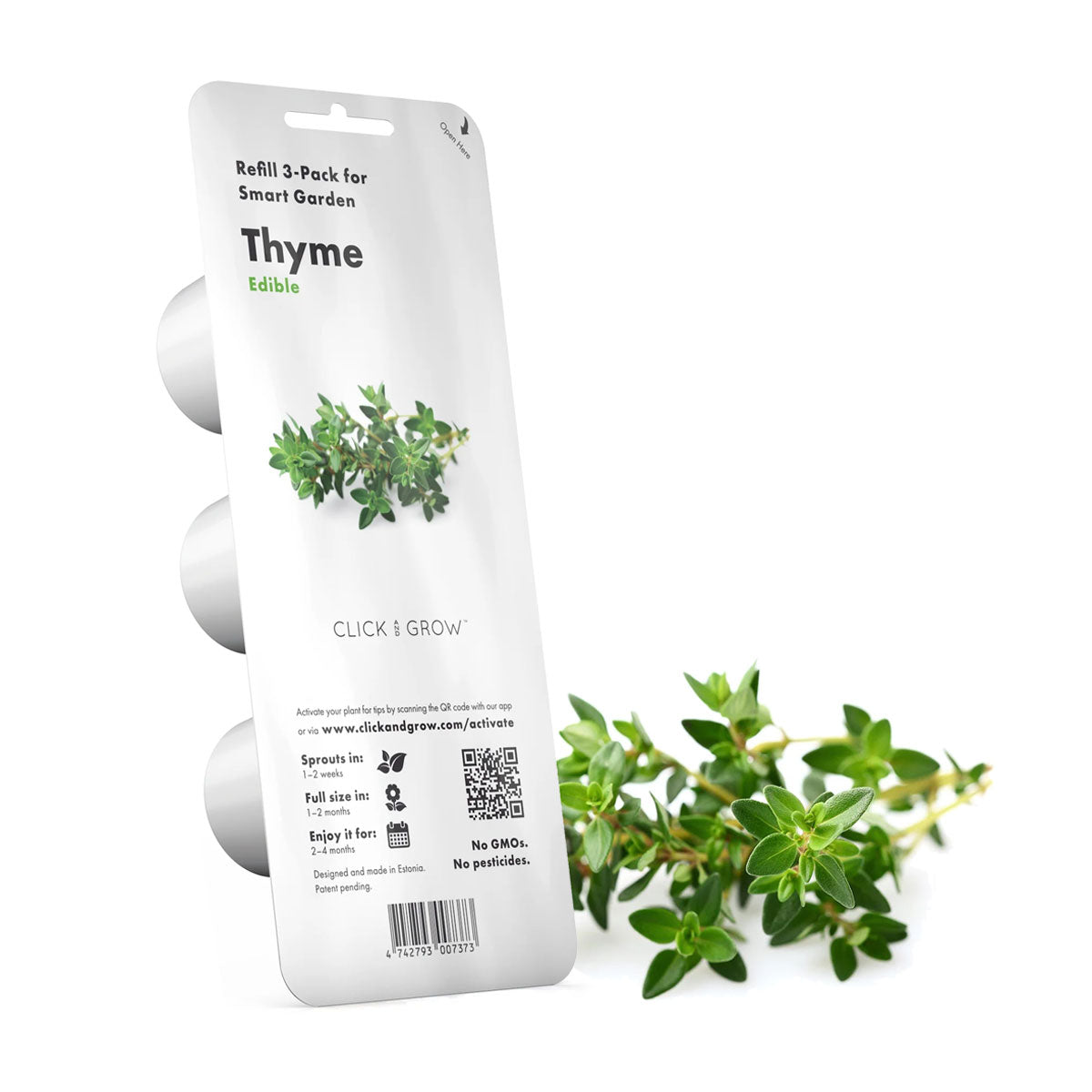 Thyme Click and grow plant pods 3-pack